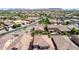 Community aerial view showing the home's location within a neighborhood with well-maintained streets and nearby amenities at 3578 E Walnut Rd, Gilbert, AZ 85298