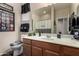 Well-lit bathroom with a large mirror and ample counter space at 3578 E Walnut Rd, Gilbert, AZ 85298