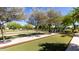 Bocce ball court amid landscaped grounds providing an ideal recreational spot at 3578 E Walnut Rd, Gilbert, AZ 85298