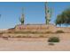 This community sign is beautifully landscaped with desert plants and desert flowers at 4055 N Recker Rd # 62, Mesa, AZ 85215