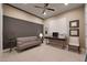 Cozy office space with a comfortable sofa, desk, and stylish decor, perfect for remote work at 4714 E Lewis Ave, Phoenix, AZ 85008