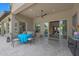 Covered patio with outdoor dining area, perfect for enjoying the backyard with natural light at 4714 E Lewis Ave, Phoenix, AZ 85008