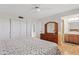 Spacious main bedroom with double closets and ensuite bathroom at 6237 E Boston St, Mesa, AZ 85205