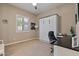 Bedroom with carpeted floors and a Murphy bed at 15665 W Coronado Rd, Goodyear, AZ 85395