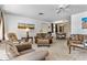 A spacious living room offers plenty of seating options at 1641 S Sossaman Rd, Mesa, AZ 85209