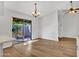 Sunlit dining room with sliding glass doors for bright natural light at 17838 N 45Th Ave, Glendale, AZ 85308