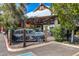Unique community amenity with a historic black car, creating a fun and engaging space at 1808 E Hayward Ave # 1, Phoenix, AZ 85020
