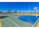 Overhead view of the Basketball court on a sunny day at 2039 N 12Th St, Phoenix, AZ 85006