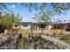 Charming home exterior with a yellow door, mature landscaping and a wooden fence at 2039 N 12Th St, Phoenix, AZ 85006