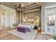 Well-lit main bedroom boasts hardwood floors, recessed lighting, and neutral decor at 22469 N 79Th Pl, Scottsdale, AZ 85255
