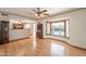 Hardwood floors with a sunny bay window enhance the living room at 3109 N 81St St, Scottsdale, AZ 85251