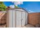 Durable storage shed with double doors providing ample space for all your tools, equipment, and outdoor storage needs at 3109 N 81St St, Scottsdale, AZ 85251