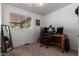 Bedroom has a bright window and carpet at 4349 W Morten Ave, Glendale, AZ 85301
