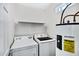 Laundry room featuring a washer, dryer, and water heater at 537 S Delaware Dr # 224, Apache Junction, AZ 85120
