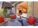 Cozy patio with comfortable seating, perfect for relaxing and entertaining guests outdoors at 7464 E Paraiso Dr, Scottsdale, AZ 85255