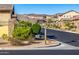 Street view in a beautiful neighborhood with well-maintained landscaping and mountain views at 9059 E Leonora St. St, Mesa, AZ 85207