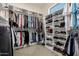 Organized walk-in closet with ample shelving and hanging space for efficient storage and easy access at 9059 E Leonora St. St, Mesa, AZ 85207