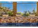 Elegant water feature with stone accents creating a tranquil and inviting outdoor space at 9059 E Leonora St. St, Mesa, AZ 85207
