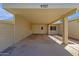 Covered carport with ample parking and easy access to the home at 9707 W Lancaster Dr, Sun City, AZ 85351