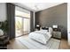 Bedroom with large windows and a neutral color palette at 10795 E Sutherland Way, Scottsdale, AZ 85262