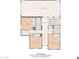 Detailed second floor plan showcasing the bedrooms, bathrooms, and open to below area of the home at 15626 W Georgia Dr, Surprise, AZ 85379