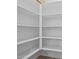 Pantry filled with white shelves to maximize storage and organization at 15626 W Georgia Dr, Surprise, AZ 85379