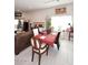Dining area showcasing a view of the living room and backyard at 16705 E Almont Dr # A, Fountain Hills, AZ 85268