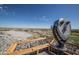 Stunning scenic view with picturesque desert landscape and community golf course in the distance at 21166 W Main St, Buckeye, AZ 85396
