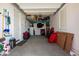 Spacious garage with ample storage, clean floors, and a well-lit interior; perfect for parking and organization at 24327 N 163Rd Dr, Surprise, AZ 85387