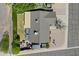 Overhead view of the home showcasing the backyard, mature trees, landscaping, and roof at 2902 E Corrine Dr, Phoenix, AZ 85032