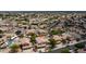 Charming neighborhood aerial view featuring well-manicured homes, lush greenery, and neat landscaping at 3166 E Desert Willow Rd, Phoenix, AZ 85048
