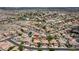 Beautiful aerial perspective of a community featuring lovely homes and a serene desert landscape at 3166 E Desert Willow Rd, Phoenix, AZ 85048