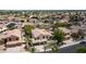 Wonderful aerial view of a landscaped home showcasing a tile roof and well-maintained lawns at 3166 E Desert Willow Rd, Phoenix, AZ 85048