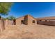 Backyard view with block wall and desert landscaping potential at 3532 S 160Th Ln, Goodyear, AZ 85338