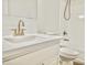 A vanity and tub in a bright and modern bathroom at 365 E Mountain View Rd, San Tan Valley, AZ 85143