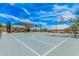 Outdoor community basketball court with shade structures under bright blue skies at 3907 E Archer Dr, San Tan Valley, AZ 85140