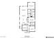 Detailed floor plan showcasing the layout of the home, including bedroom, bathroom, kitchen, and living areas at 3907 E Archer Dr, San Tan Valley, AZ 85140