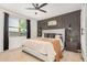 Inviting main bedroom with stylish decor, and a large window for natural light at 3907 E Archer Dr, San Tan Valley, AZ 85140
