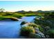 Beautiful view of the well-manicured golf course, and desert landscape at 40741 N Citrus Canyon Trl, Anthem, AZ 85086