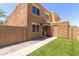 Charming home exterior with artificial turf, walkway, and convenient front-door parking at 4218 S 46Th Pl, Phoenix, AZ 85040