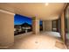 Inviting balcony featuring tile flooring and stunning views of the city skyline and mountain at 7175 E Camelback Rd # 902, Scottsdale, AZ 85251