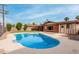 Inviting backyard pool with a patio, ideal for relaxation and entertaining, with a home view at 8716 E Holly St, Scottsdale, AZ 85257