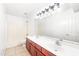 Bright bathroom with double sinks, spacious vanity and shower and tub combo at 2036 S Reseda Ct, Gilbert, AZ 85295