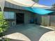 View of patio and the outdoor space, shaded by a canopy at 2051 W Elm St, Phoenix, AZ 85015