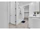 Clean bathroom featuring a glass enclosed shower and white cabinetry at 22560 E Rosa Rd, Queen Creek, AZ 85142