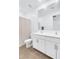 Bright bathroom with double sinks, tile floor and a shower at 22560 E Rosa Rd, Queen Creek, AZ 85142