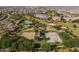 Community park featuring a playground, sand volleyball court, basketball court and ramadas in a residential area at 22560 E Rosa Rd, Queen Creek, AZ 85142