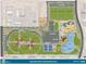 Aerial view of the Frontier Gathering Park Primary plan, featuring sports fields, aquatic center and playgrounds at 22560 E Rosa Rd, Queen Creek, AZ 85142