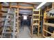 Spacious garage with shelving and room for bikes and storage at 3160 E Main St # 110, Mesa, AZ 85213