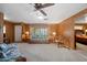 Inviting living room with comfortable seating and plenty of natural light at 3160 E Main St # 110, Mesa, AZ 85213